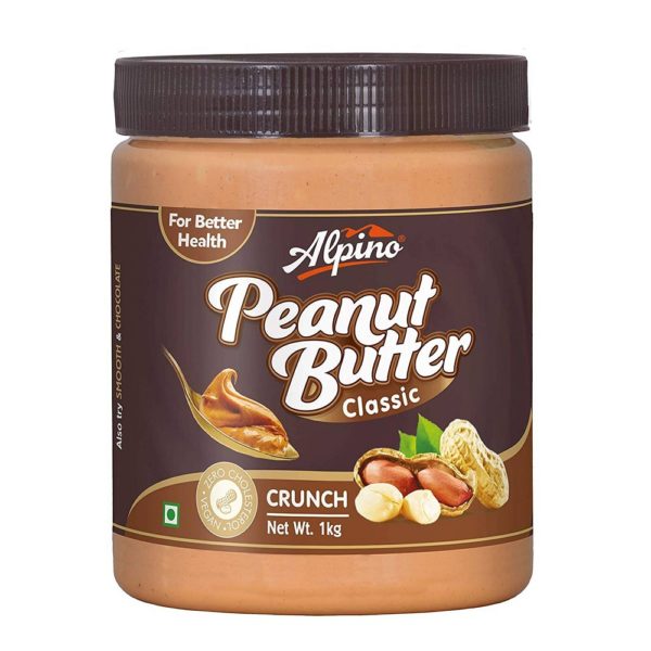 Alpino Classic Peanut Butter Crunch 2kg (1kg Pack of 2)