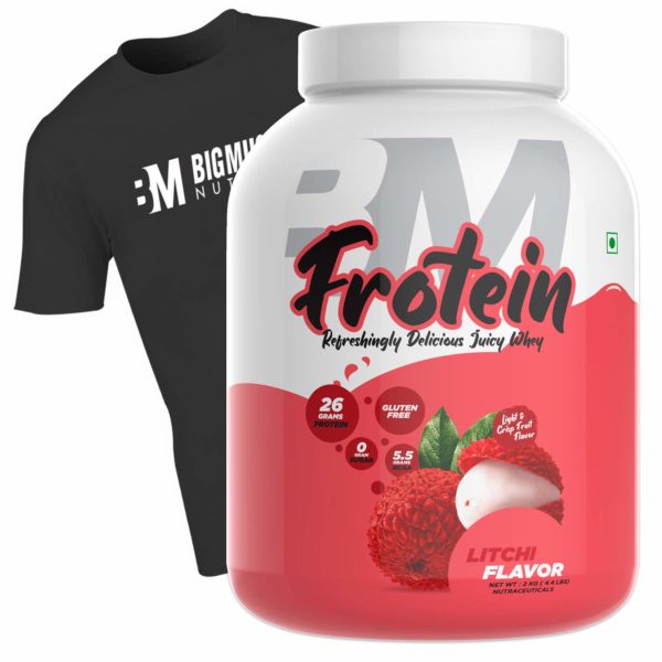 Bigmuscles Nutrition Frotein 2Kg,59 Serving (Litchi)