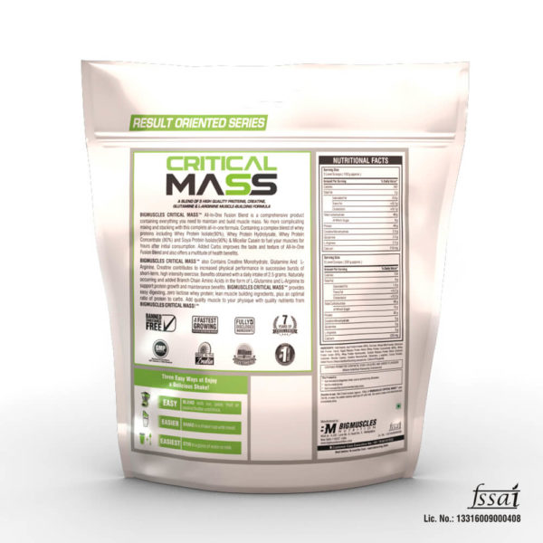 Bigmuscles Nutrition Critical Mass 11 Lbs (Chocolate Malt)