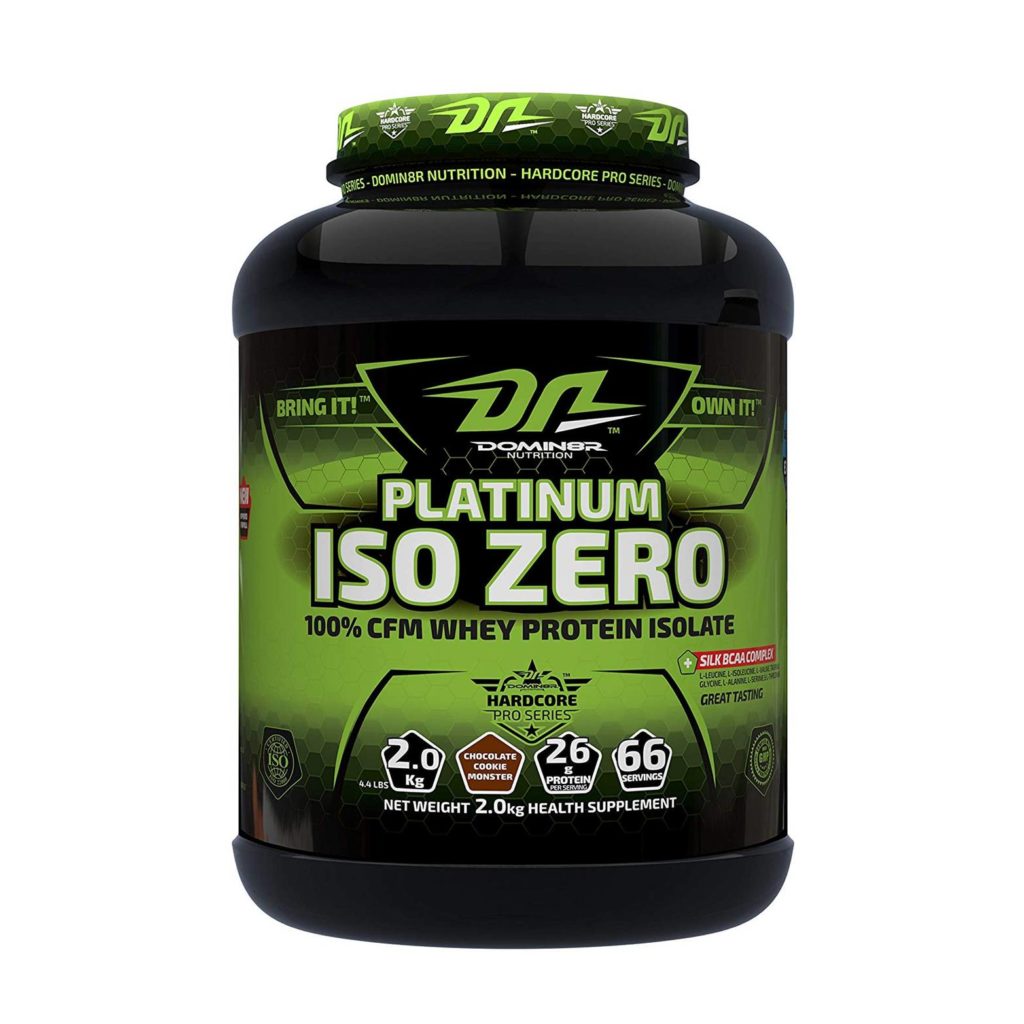 Domin8r Platinum Iso Zero Chocolate Flavour 4.4 Lbs - STradeNutrition™