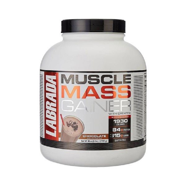 Labrada Muscle Mass Gainer Chocolate Flavour 6 Lbs