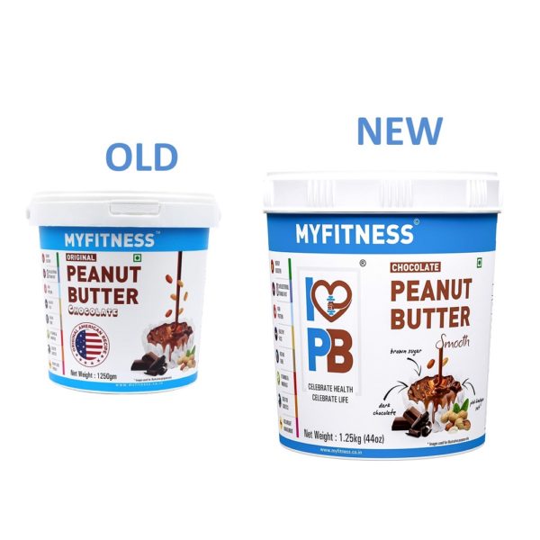 MYFITNESS Original Chocolate Peanut Butter 1250g 2