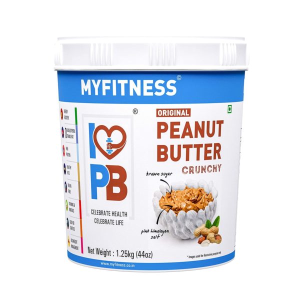 MYFITNESS Peanut Butter Crunchy 1250g (1250g Pack of 2)