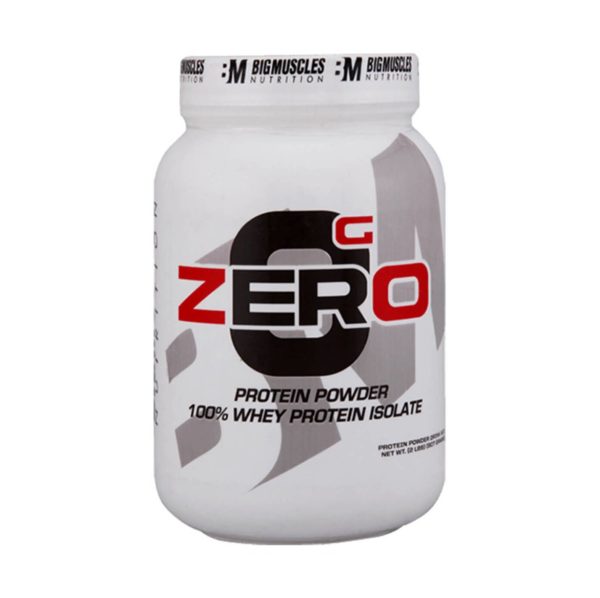 Bigmuscles Nutrition ZERO Protein Powder from 100% WHEY ISOLATE 2 Lbs (Rich Chocolate)