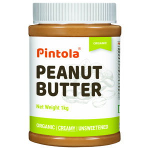 Pintola Organic Peanut Butter Creamy 1kg (Unsweetened)
