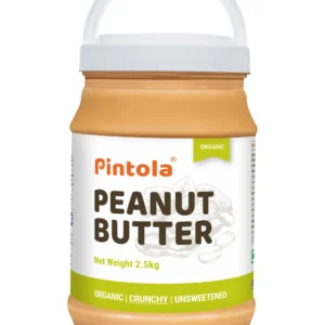 Pintola Organic Peanut Butter Crunchy 2.5kg (Unsweetened)
