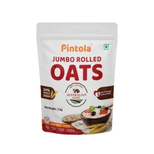 Introducing the Pintola Jumbo Rolled Oats, your ultimate source of premium oats for a wholesome and nourishing breakfast, sourced directly from the pristine fields of Australia, our oats are meticulously extracted to ensure exceptional quality and freshness. Pintola Jumbo Rolled Oats are a nutritional powerhouse, packed with high levels of protein and fibre.