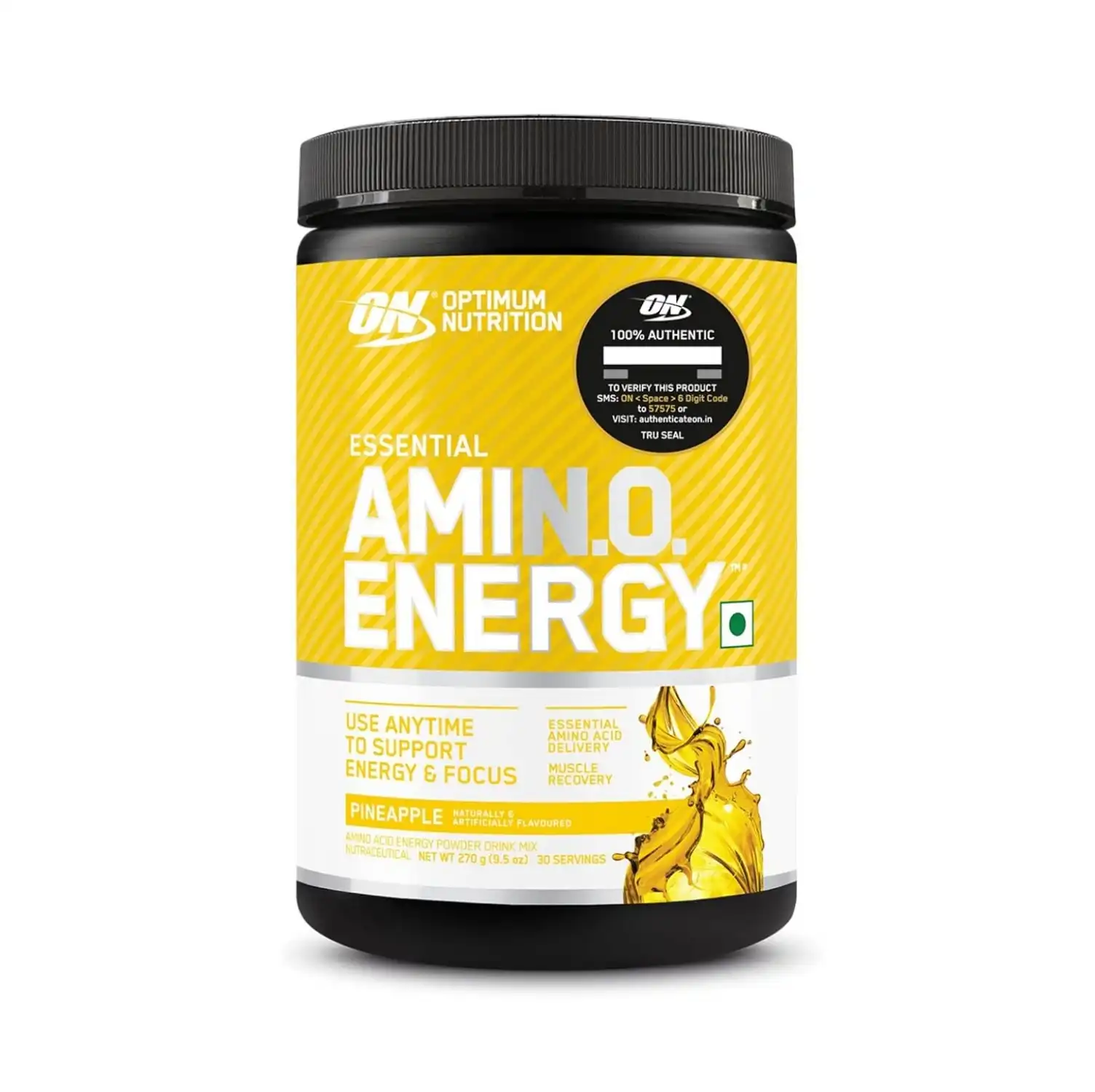 Benefit: Supports Muscle Recovery and Endurance.Energy anytime you want; gives an inspired boost of energy and alertness. It is Easy to Mix, Anytime Energy Powder with Amino Acids