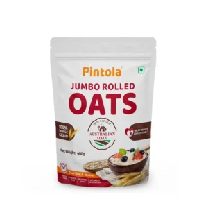 Introducing the Pintola Jumbo Rolled Oats, your ultimate source of premium oats for a wholesome and nourishing breakfast, sourced directly from the pristine fields of Australia, our oats are meticulously extracted to ensure exceptional quality and freshness. Pintola Jumbo Rolled Oats are a nutritional powerhouse, packed with high levels of protein and fibre.