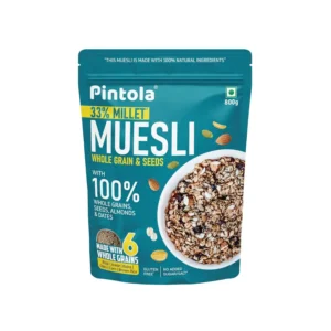 Cereals for Breakfast with 26% Nuts, Seeds & Dates, No Preservatives, Rich in Dietary Fibre & Protein, Cholesterol & Gluten Free, No Added Sugar